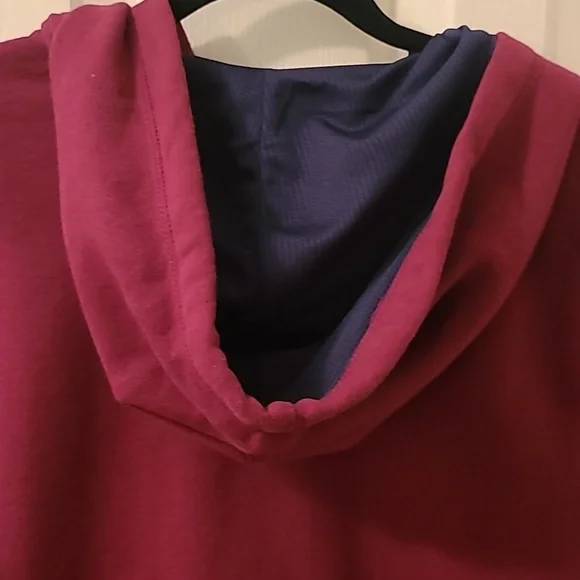 TEK GEAR BOYS ZIPPERED BURGUNDY HOODIE SIZE XL - Picture 8 of 9